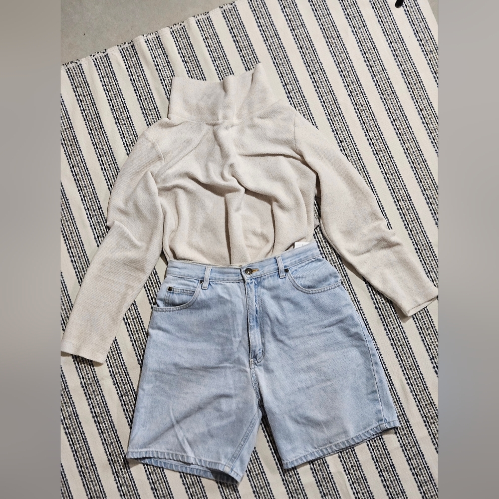 Northern Getaway High Waisted Denim Shorts